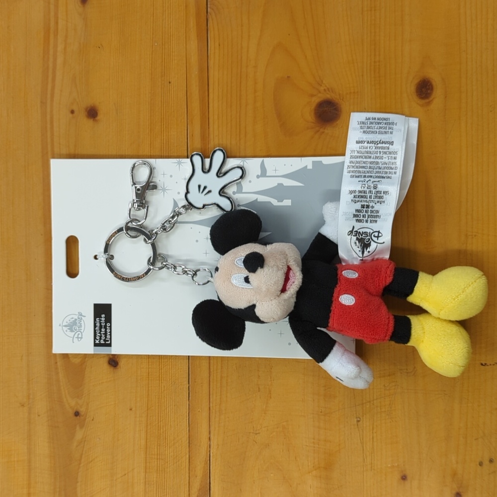 Disney Parks Mickey Mouse Plush Keychain